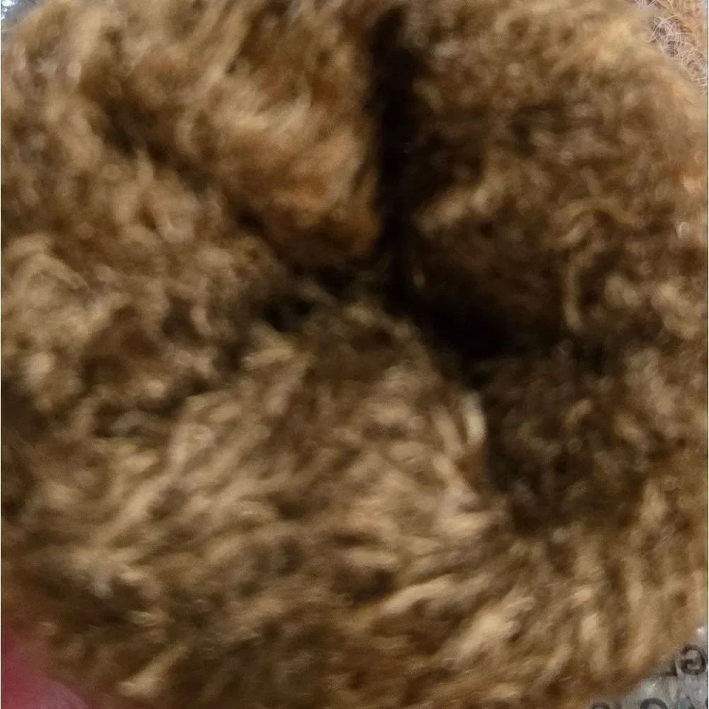 NIP MIRMARU KNITTED FINGERLESS MITTEN/GLOVES W/FAUX FUR LINING OSFM